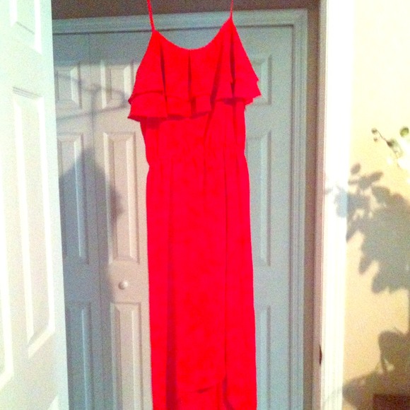 SOLD*** Orange high low dress