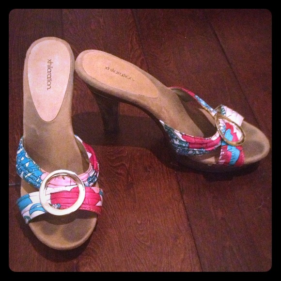 💥RESERVED💥 Colorful heeled sandals