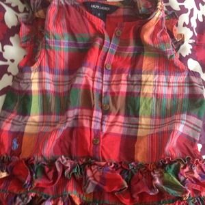 Ralph Lauren Polo Ruffle Top