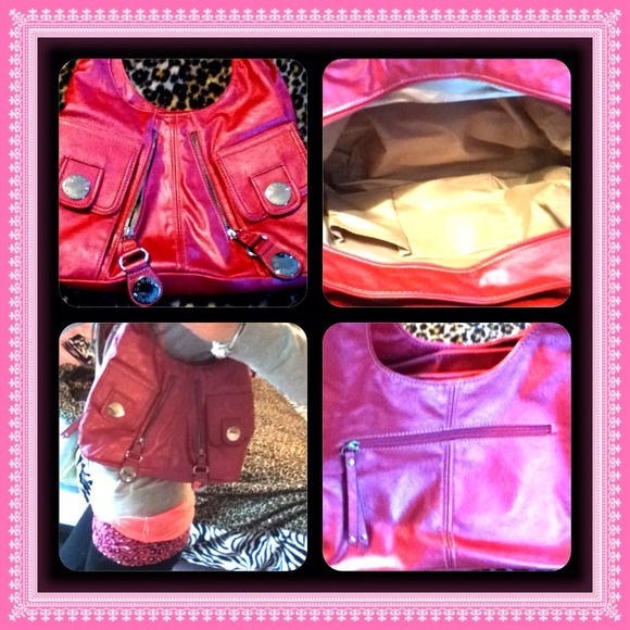 Gena Derosi pink handbag