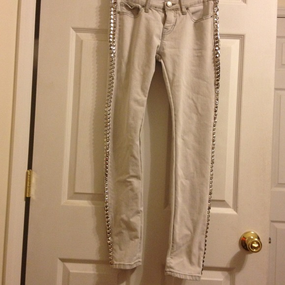 Studded jeans