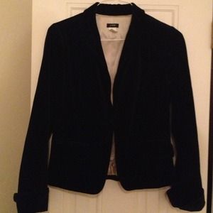 J.Crew navy blue velvet blazer mint condition