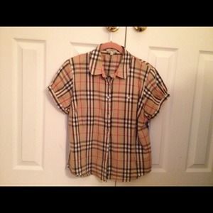 Authentic Burberry blouse