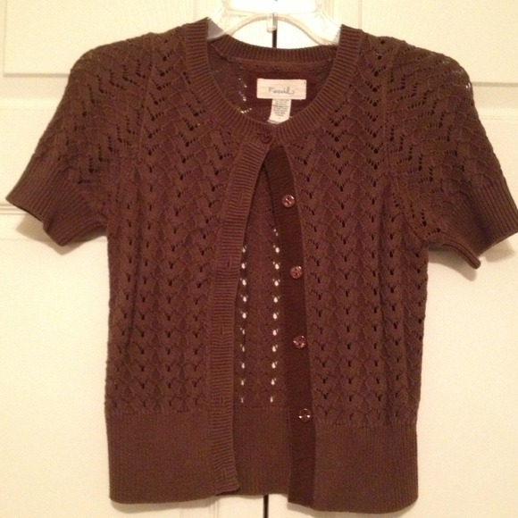 Short sleeve cardigan