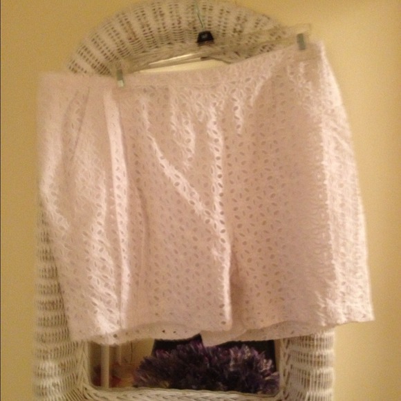 Cute, white eyelet shorts