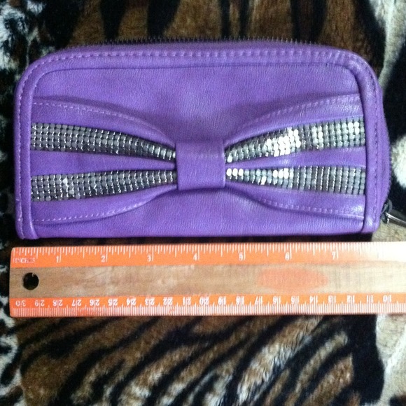 Purple wallet