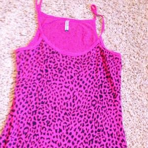 Cheetah print tank from hot topic