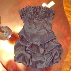 Black cocktail dress