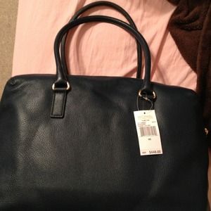 Michael Kors purse brand new with tags...navy blue