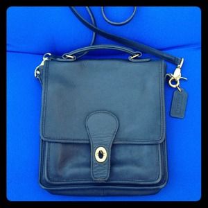 Used Coach Willis Black cross body satchel