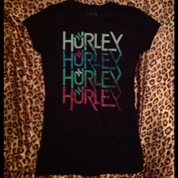 Black Hurley tee shirt - Picture 1 of 1