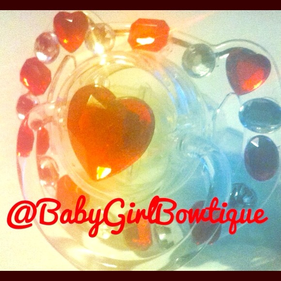 Custom made diamond pacifiers