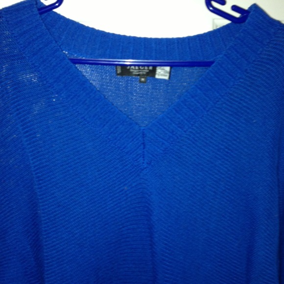 SOLD.  Saks Fifth Avenue royal blue tunic top.