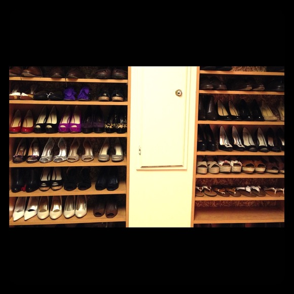 Shoes - not for sale!!! Sharing my shoe closet