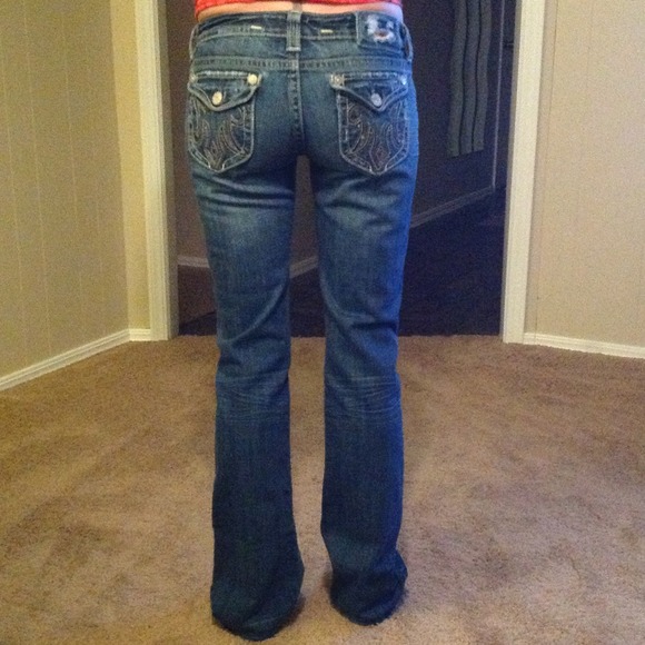 ******SOLD********MEK Denim boot cut jeans.
