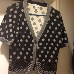 St. John Polka Dot Cardigan