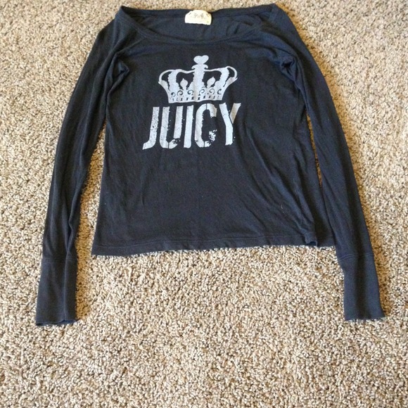 Juicy couture black long sleeve
