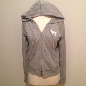 VS Pink zip up hoodie