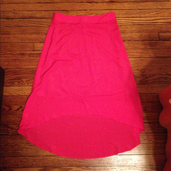 The Limited Dresses & Skirts - Limited hi low pink skirt
