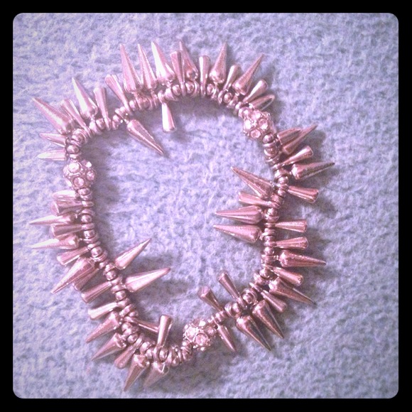 Silver Spike Bracelet from Apple of my Eye Jeweley