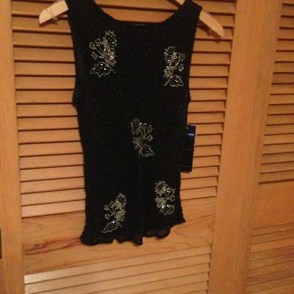 Mes Ami Gorgeous Evening Sequined Top (S) - Picture 4 of 4