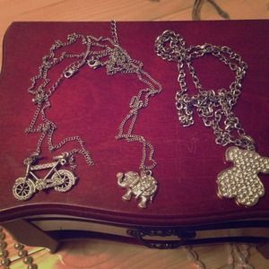 Necklaces sold separately or bundled