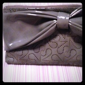 Vera Wang Charcoal Clutch