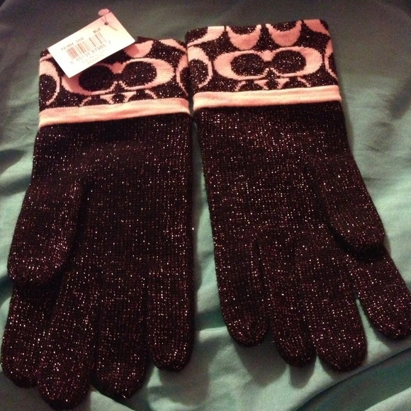 Coach signature lrx gloves