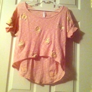 🚫Traded🚫Super cute pink top🎀