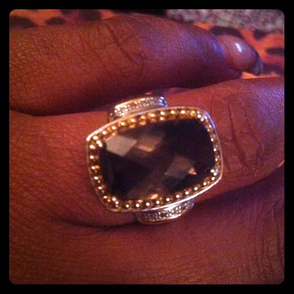 Avon fine jewelry ring and earrings