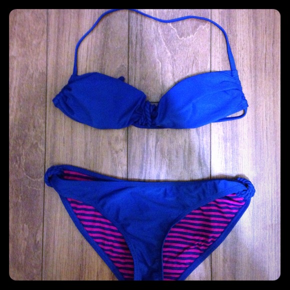 FOREVER 21 Blue Bikini