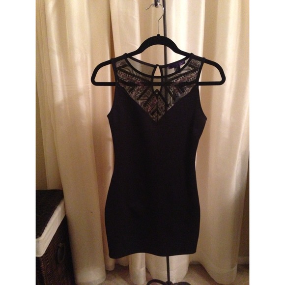 Forever 21 Dresses & Skirts - Forever 21 bodycon dress BRAND NEW w/ mesh&sequins