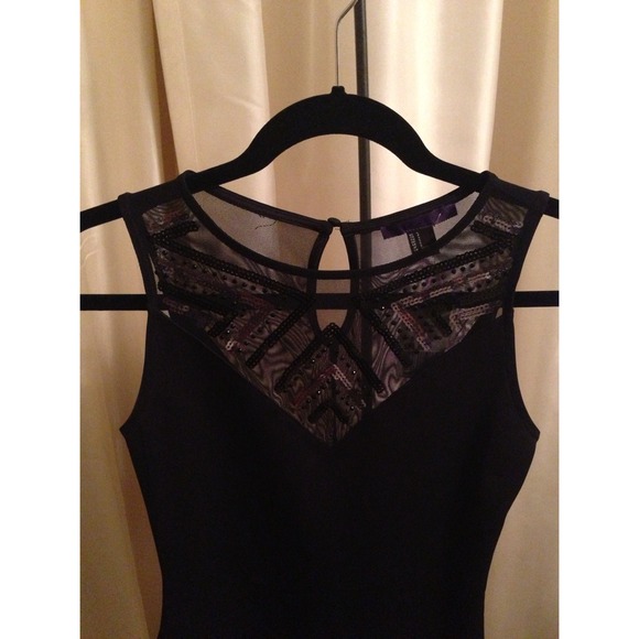 Forever 21 bodycon dress BRAND NEW w/ mesh&sequins - Picture 2 of 3