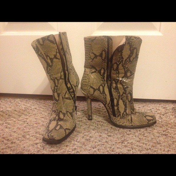 Snakeskin boots