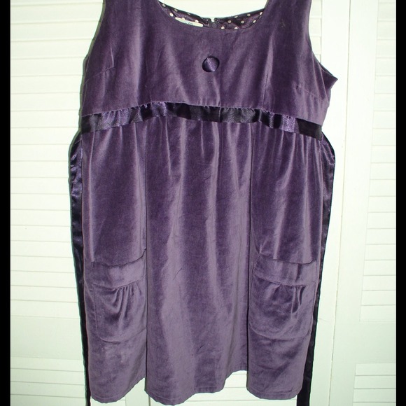 Purple Velvet long top