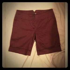 H&M deep chocolate brown shorts.