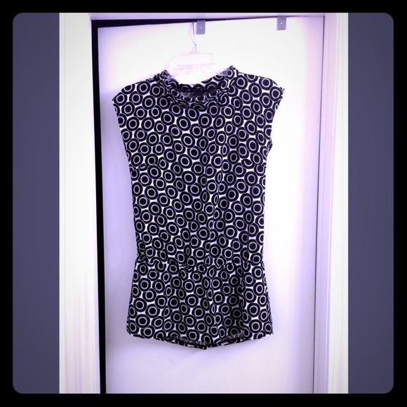 H&M cowl neck, vintage inspired top.
