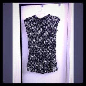 H&M cowl neck, vintage inspired top.