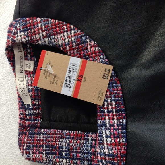 ⬆️RACHEL ROY leatherette top⬆️ - Picture 3 of 4