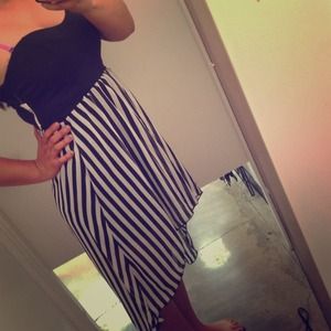 *TRADED* Strapless Hi-Low dress