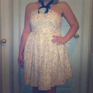 Rodarte Floral Halter Dress