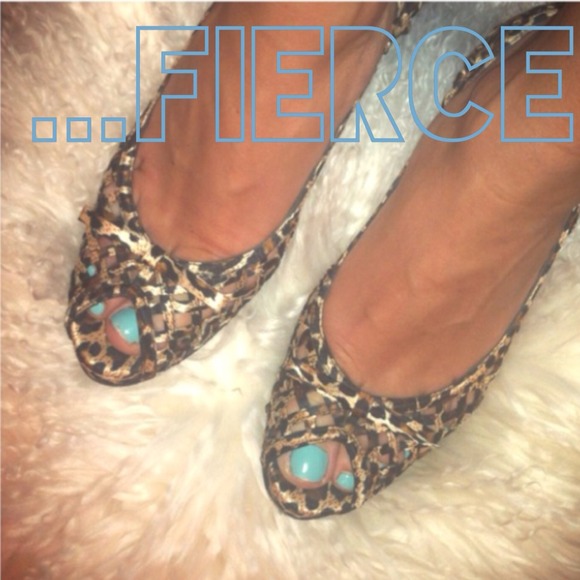 ALDO Sexy Leopard Cage Heels