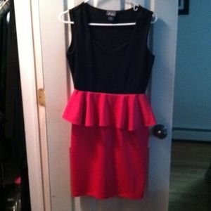 Adorable peplum dress