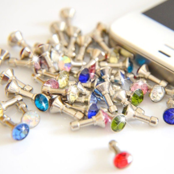 Dust Plug Bling & Protect for Headphone Jack