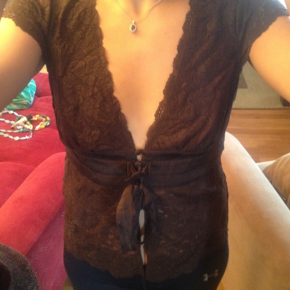 sexy brown lace - Picture 3 of 4