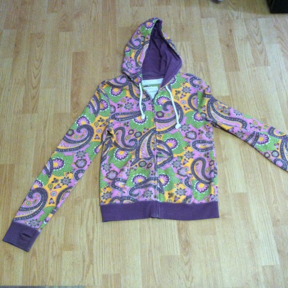Paisley Print Hoodie
