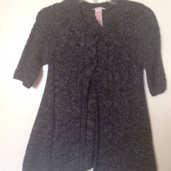 Gray cardigan