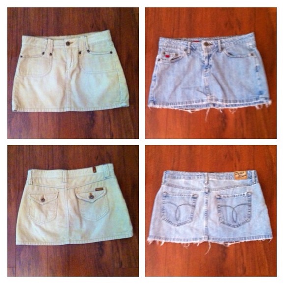 Pair of Denim Skirts