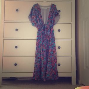 ❌HOLD FOR TEUSTACE❌ Silk paisley dress