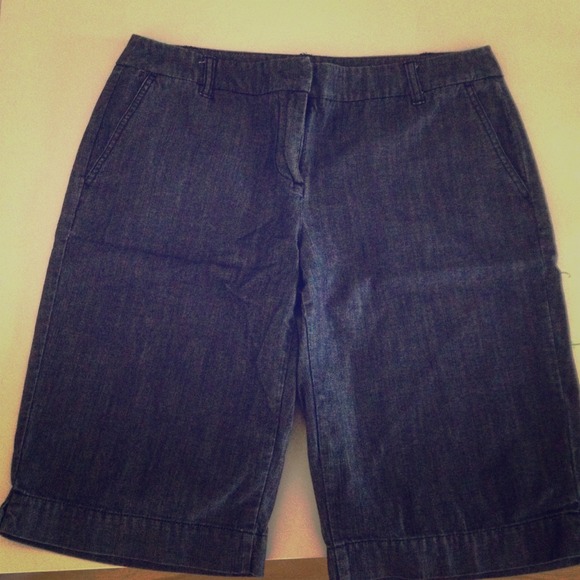 Denim Bermuda shorts